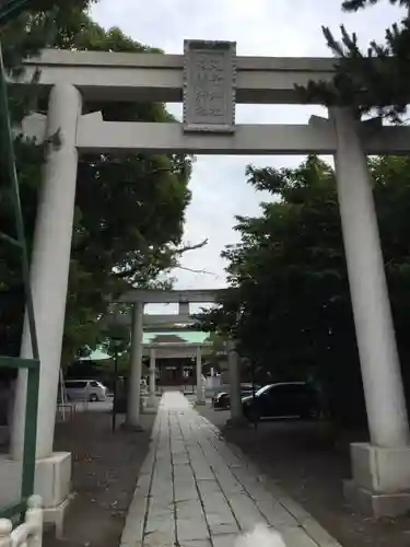 丸子神社　浅間神社の鳥居