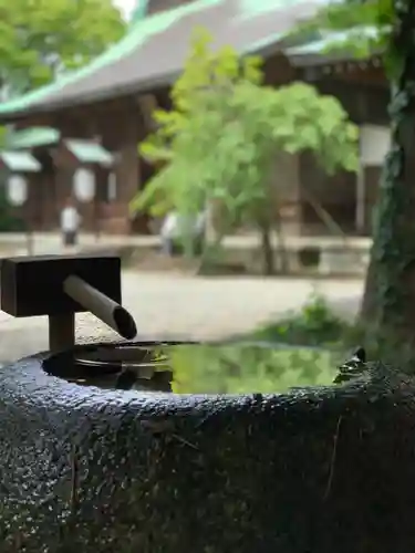 丸子神社　浅間神社の手水