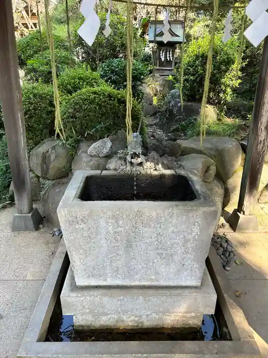 大生郷天満宮の手水舎