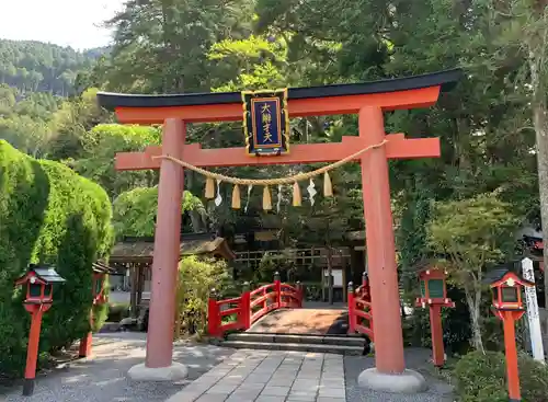 天河大辨財天社の鳥居