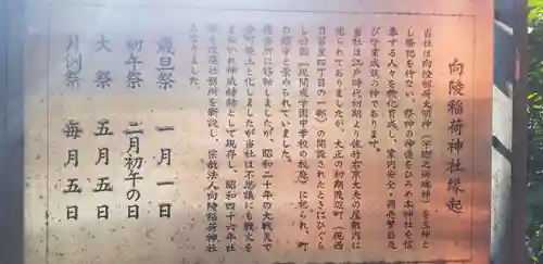 向陵稲荷神社の歴史