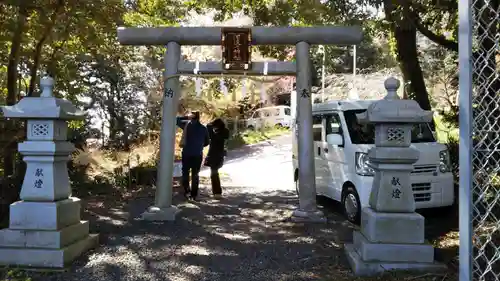 阿波々神社の鳥居