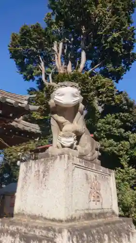 鶴峯八幡宮の狛犬