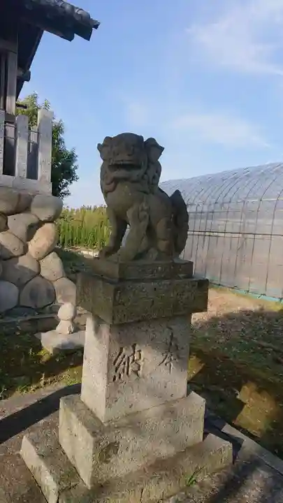 久多神社(東畑)の狛犬