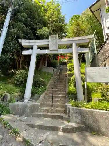 西名若宮神社の鳥居