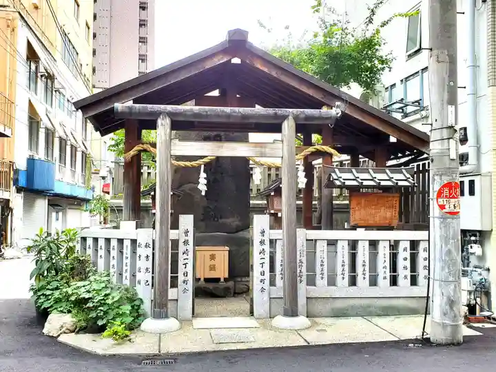 難波神明社舊跡の鳥居