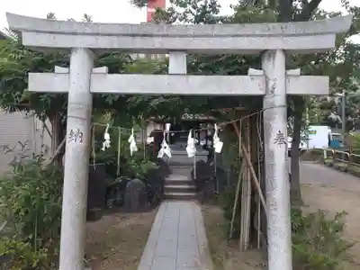 押切稲荷神社の鳥居