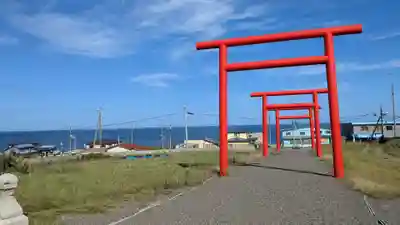 襟裳神社の庭園