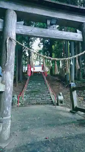 米川八幡神社の鳥居