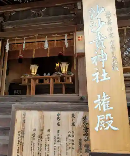 沙沙貴神社の本殿