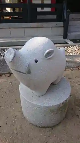 綱敷天満神社の狛犬