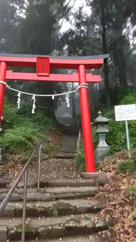 村山浅間神社の鳥居