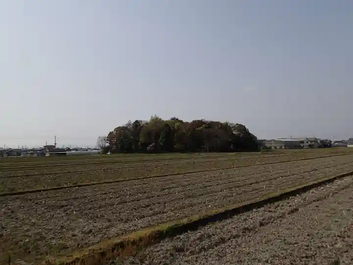 白堤神社の周辺