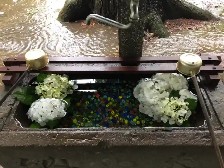東蕗田天満社の手水舎