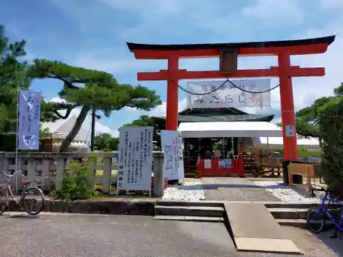 唐崎神社の鳥居