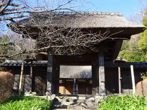 横浜　西方寺の山門・神門