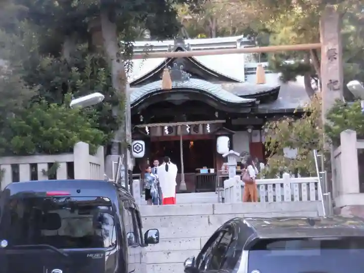 芦屋神社の本殿・本堂