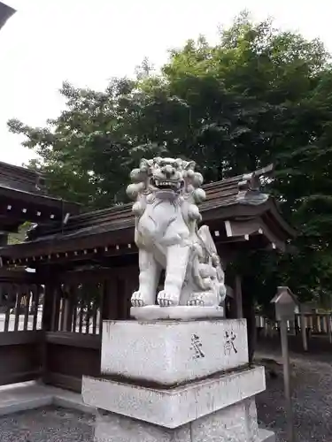 白鷺神社の狛犬