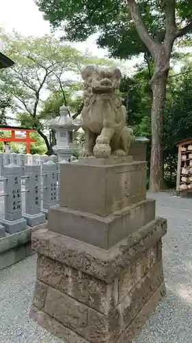 星川杉山神社の狛犬