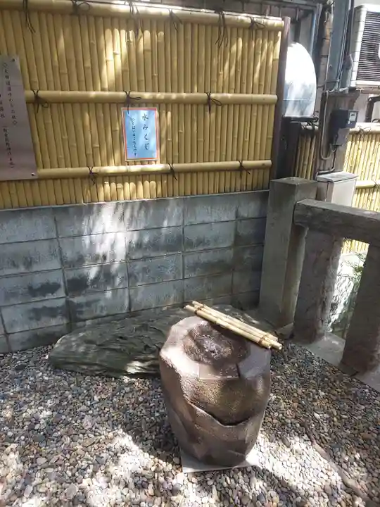 飯倉熊野神社の手水舎