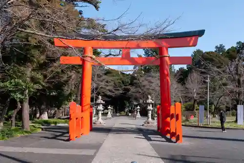 諏訪神社の鳥居