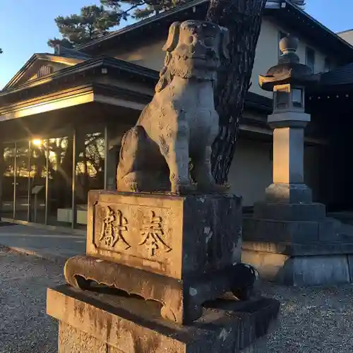 龍城神社の狛犬