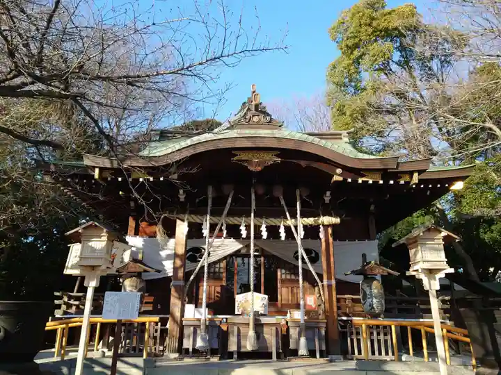 鎮守氷川神社の本殿・本堂