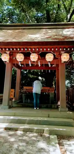 検見川神社の手水舎