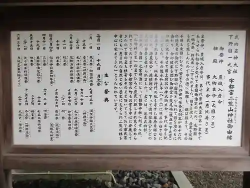 宇都宮二荒山神社の歴史