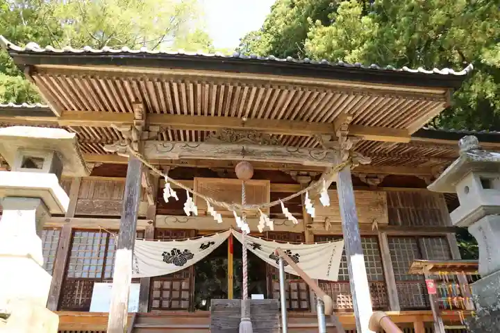 木幡山隠津島神社(二本松市)の本殿・本堂