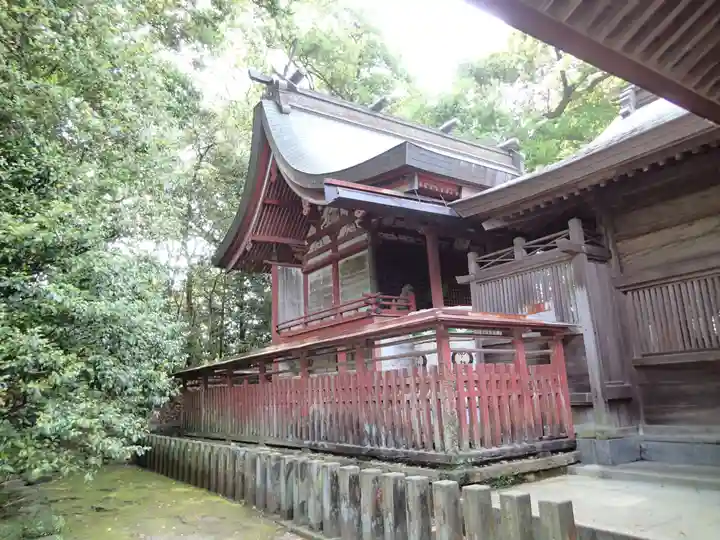 都萬神社の本殿・本堂
