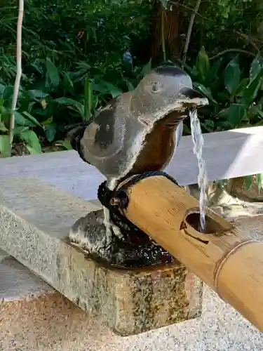 弓弦羽神社の手水舎