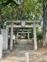 自由が丘熊野神社の鳥居