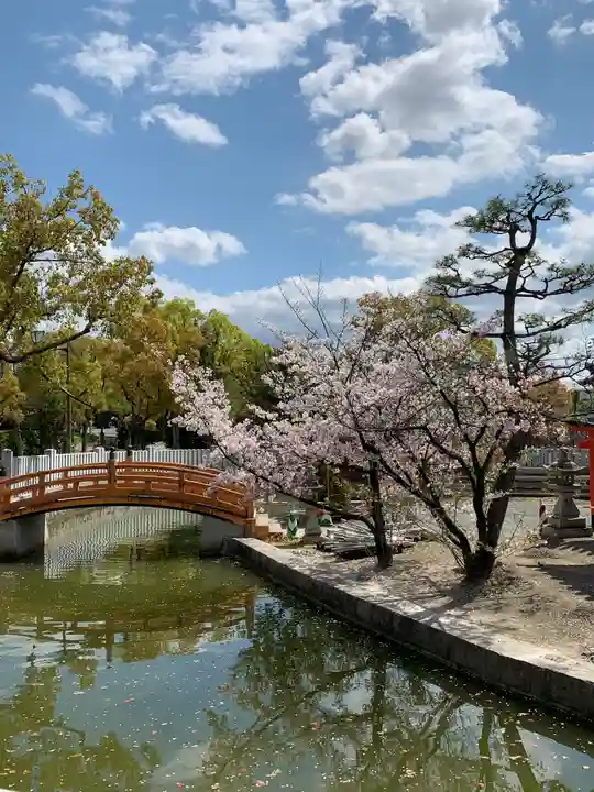 百舌鳥八幡宮の庭園