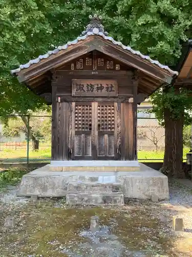 諏訪神社の本殿・本堂