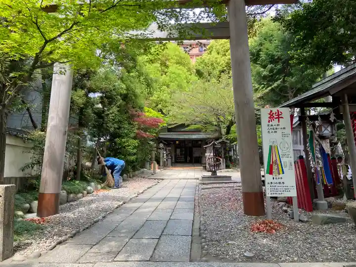 洲嵜神社の鳥居
