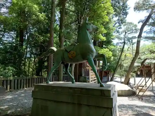 宇都宮二荒山神社の像