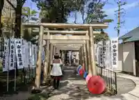 白金龍王社の鳥居