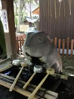 調神社の手水舎