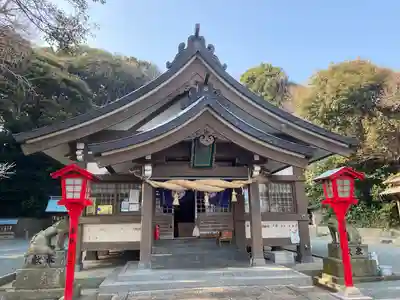 織幡神社の本殿・本堂