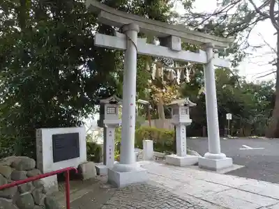 多摩川浅間神社の鳥居