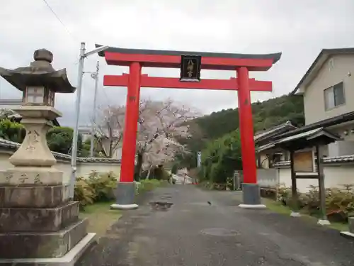 吉利倶八幡宮の鳥居