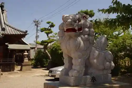 乙子神社の狛犬