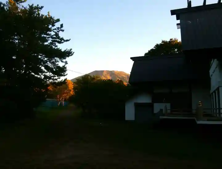 砂原稲荷神社の景色