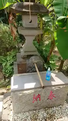 横浜御嶽神社の手水舎