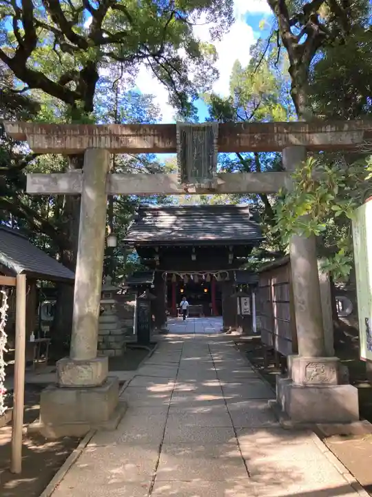赤坂氷川神社の鳥居
