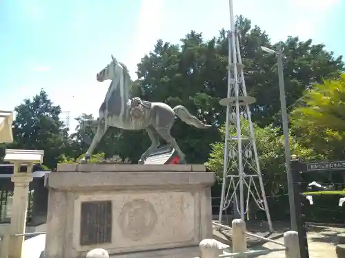 道通神社の狛犬