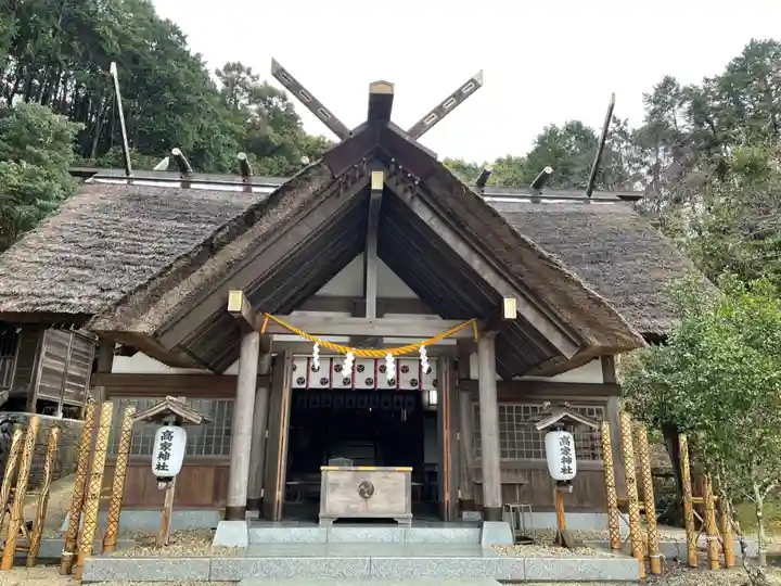 高家神社の本殿・本堂