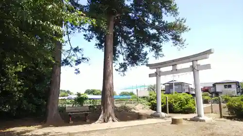 上組稲荷神社の鳥居