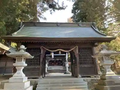 河口浅間神社の山門・神門